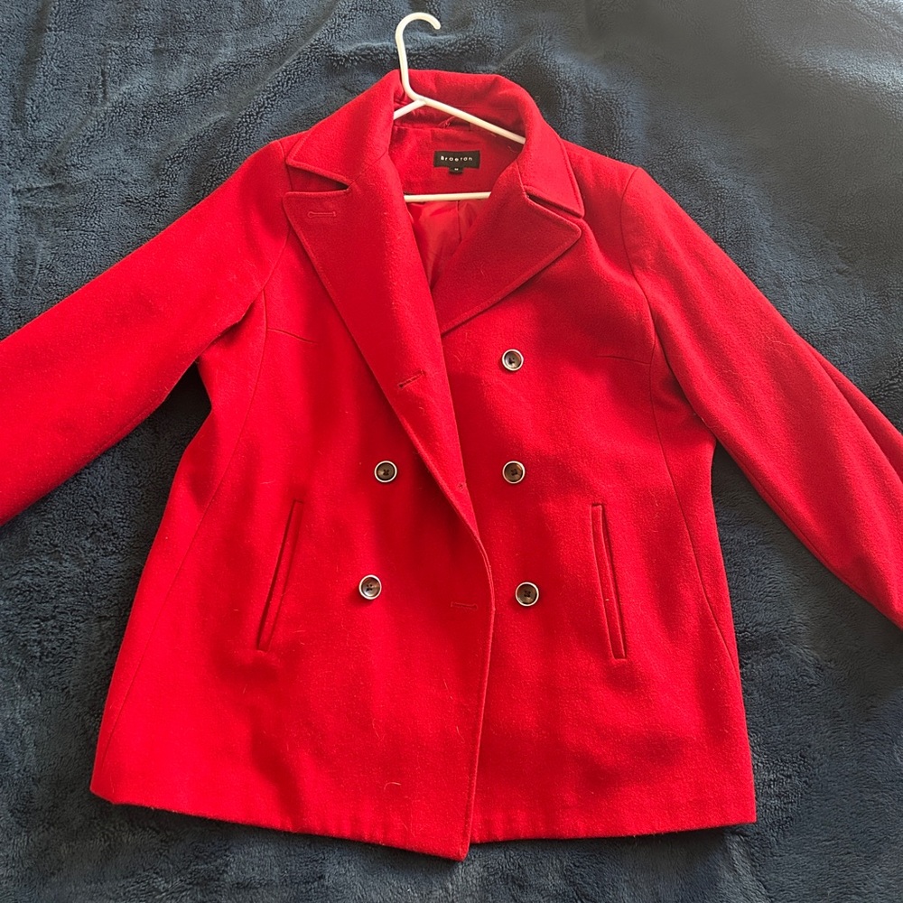 Red Peacoat casual